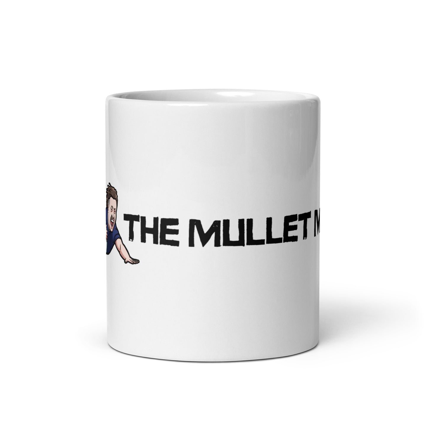 White Mullet Man Mug