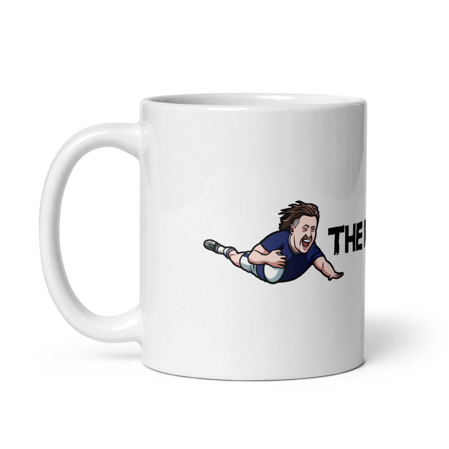 White Mullet Man Mug