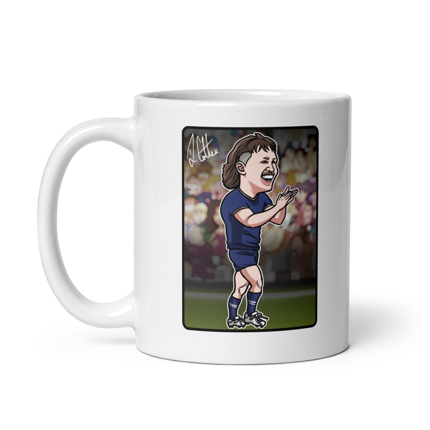White Mullet Man Mug