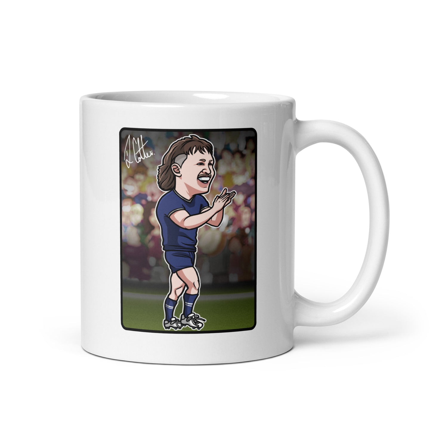 White Mullet Man Mug