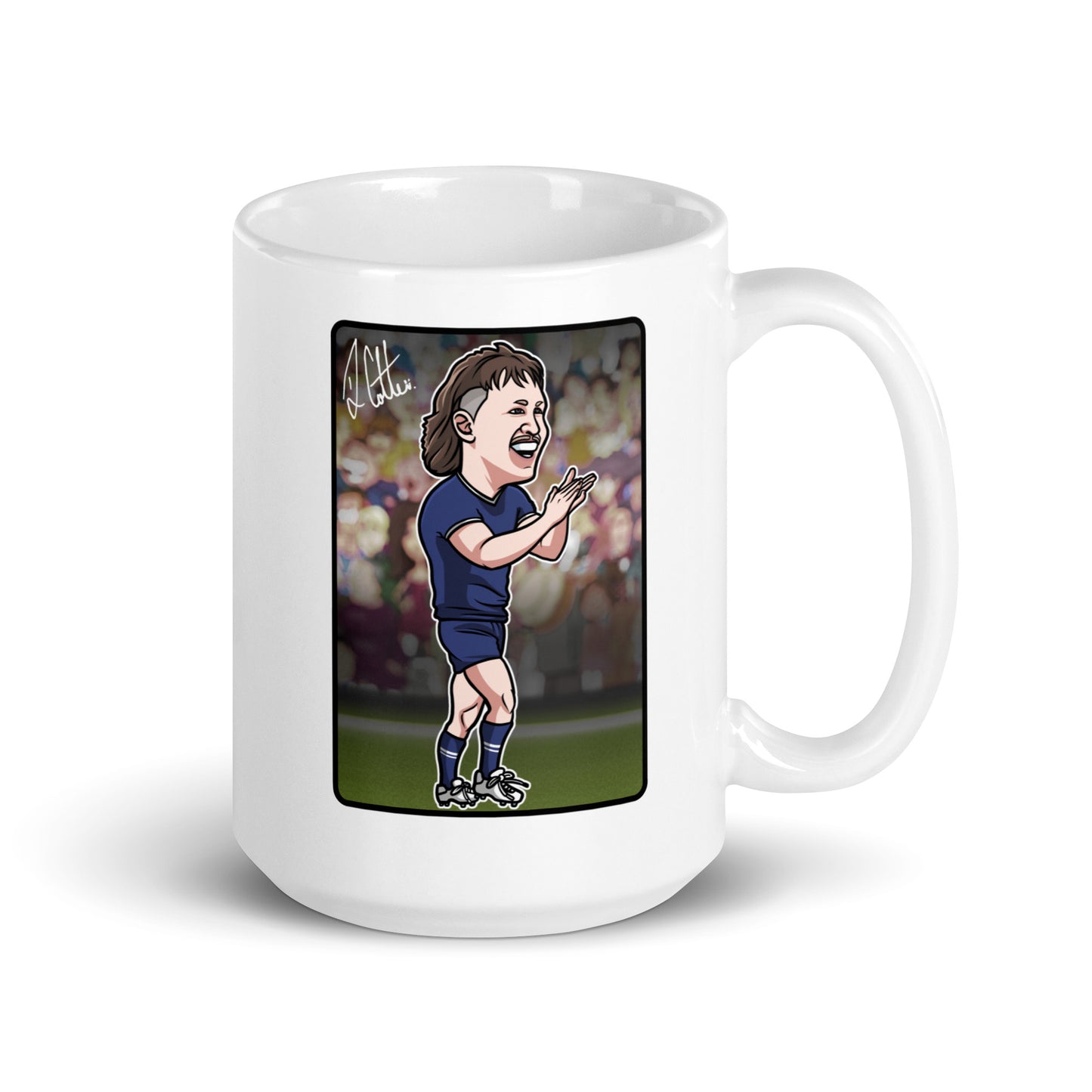 White Mullet Man Mug